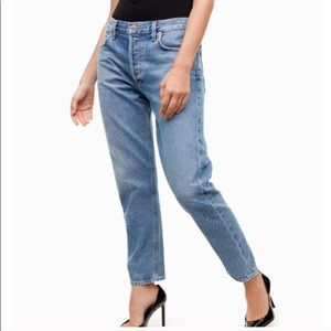 AGOLDE x TALULA light denim high rise 27 jeans